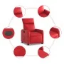 Roter Kunstledersessel von , Sessel - Ref: Foro24-374188, Preis: 229,25 €, Rabatt: %