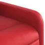 Sillón reclinable de cuero sintético rojo de , Sillones - Ref: Foro24-374188, Precio: 229,20 €, Descuento: %