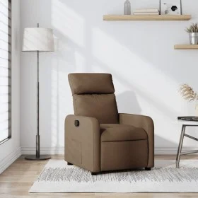 Brown Fabric Recliner by , Armchairs - Ref: Foro24-374169, Price: 169,74 €, Discount: %