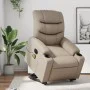Sillón reclinable de masaje eléctrico cuero sintético capuchino de , Sillones - Ref: Foro24-3206626, Precio: 361,39 €, Descue...