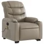 Sillón reclinable de masaje eléctrico cuero sintético capuchino de , Sillones - Ref: Foro24-3206626, Precio: 361,39 €, Descue...