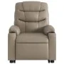 Sillón reclinable de masaje eléctrico cuero sintético capuchino de , Sillones - Ref: Foro24-3206626, Precio: 361,39 €, Descue...