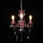 Chandelier with round pink bead details 3 x E14 by vidaXL, Lamps - Ref: Foro24-281598, Price: 63,08 €, Discount: %
