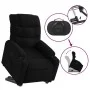 Anhebbarer Liegesessel aus schwarzem Stoff von , Sessel - Ref: Foro24-3206647, Preis: 288,48 €, Rabatt: %