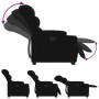 Anhebbarer Liegesessel aus schwarzem Stoff von , Sessel - Ref: Foro24-3206647, Preis: 270,96 €, Rabatt: %
