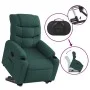 Sillón reclinable elevable tela verde oscuro de , Sillones - Ref: Foro24-3206651, Precio: 314,71 €, Descuento: %