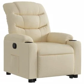 Cream Fabric Liftable Recliner by , Armchairs - Ref: Foro24-3206653, Price: 325,85 €, Discount: %