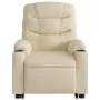 Cream Fabric Liftable Recliner by , Armchairs - Ref: Foro24-3206653, Price: 325,85 €, Discount: %