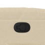Cremefarbener, anhebbarer Liegesessel aus Stoff von , Sessel - Ref: Foro24-3206653, Preis: 310,79 €, Rabatt: %