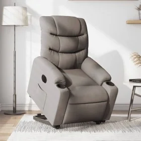 Taupe gray fabric electric liftable recliner chair by , Armchairs - Ref: Foro24-3206670, Price: 337,29 €, Discount: %