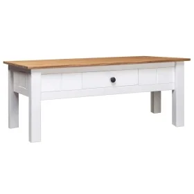Weißer Couchtisch aus Kiefernholz im Panama-Stil, 100 x 60 x 45 cm von vidaXL, Couchtisch - Ref: Foro24-282684, Preis: 142,71...