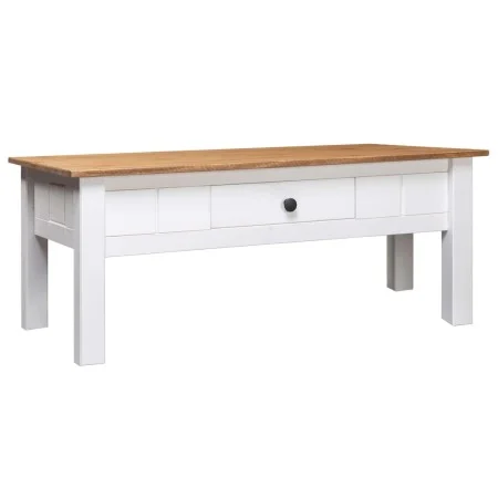 Weißer Couchtisch aus Kiefernholz im Panama-Stil, 100 x 60 x 45 cm von vidaXL, Couchtisch - Ref: Foro24-282684, Preis: 139,72...