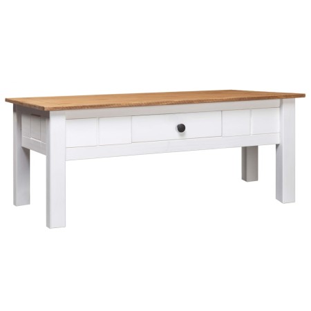 Weißer Couchtisch aus Kiefernholz im Panama-Stil, 100 x 60 x 45 cm von vidaXL, Couchtisch - Ref: Foro24-282684, Preis: 139,72...
