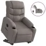 Sillón eléctrico reclinable elevable de tela gris taupe de , Sillones - Ref: Foro24-3206670, Precio: 341,72 €, Descuento: %
