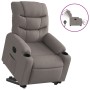 Sillón eléctrico reclinable elevable de tela gris taupe de , Sillones - Ref: Foro24-3206670, Precio: 319,51 €, Descuento: %