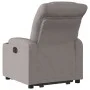 Sillón eléctrico reclinable elevable de tela gris taupe de , Sillones - Ref: Foro24-3206670, Precio: 341,72 €, Descuento: %