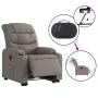 Sillón eléctrico reclinable elevable de tela gris taupe de , Sillones - Ref: Foro24-3206670, Precio: 341,72 €, Descuento: %