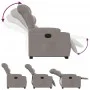 Sillón eléctrico reclinable elevable de tela gris taupe de , Sillones - Ref: Foro24-3206670, Precio: 341,72 €, Descuento: %