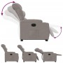Sillón eléctrico reclinable elevable de tela gris taupe de , Sillones - Ref: Foro24-3206670, Precio: 319,51 €, Descuento: %