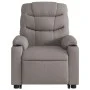 Sillón eléctrico reclinable elevable de tela gris taupe de , Sillones - Ref: Foro24-3206670, Precio: 341,72 €, Descuento: %