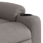 Sillón eléctrico reclinable elevable de tela gris taupe de , Sillones - Ref: Foro24-3206670, Precio: 319,51 €, Descuento: %