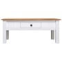 Weißer Couchtisch aus Kiefernholz im Panama-Stil, 100 x 60 x 45 cm von vidaXL, Couchtisch - Ref: Foro24-282684, Preis: 139,72...