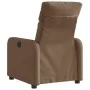 Sillón reclinable eléctrico de tela marrón de , Sillones - Ref: Foro24-3206685, Precio: 224,09 €, Descuento: %