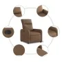Sillón reclinable eléctrico de tela marrón de , Sillones - Ref: Foro24-3206685, Precio: 224,09 €, Descuento: %