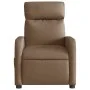 Sillón reclinable eléctrico de tela marrón de , Sillones - Ref: Foro24-3206685, Precio: 224,09 €, Descuento: %