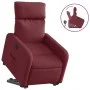 Red fabric liftable recliner armchair by , Armchairs - Ref: Foro24-3206702, Price: 264,63 €, Discount: %