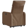 Elektrisch anhebbarer Liegestuhl aus braunem Stoff von , Sessel - Ref: Foro24-3206721, Preis: 287,34 €, Rabatt: %