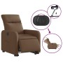 Elektrisch anhebbarer Liegestuhl aus braunem Stoff von , Sessel - Ref: Foro24-3206721, Preis: 287,34 €, Rabatt: %