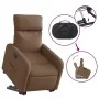 Sillón eléctrico reclinable elevable de tela marrón de , Sillones - Ref: Foro24-3206721, Precio: 307,44 €, Descuento: %