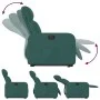 Elektrisch anhebbarer Liegestuhl aus dunkelgrünem Stoff von , Sessel - Ref: Foro24-3206723, Preis: 331,61 €, Rabatt: %