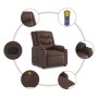 Brauner Fußmassagesessel aus Kunstleder von , Sessel - Ref: Foro24-3206557, Preis: 302,04 €, Rabatt: %