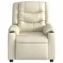 Cremefarbener elektrisch verstellbarer Massagesessel aus Kunstleder von , Sessel - Ref: Foro24-3206548, Preis: 304,23 €, Raba...