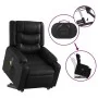 Black Artificial Leather Foot Massage Recliner by , Armchairs - Ref: Foro24-3206555, Price: 318,30 €, Discount: %