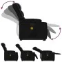 Black Artificial Leather Foot Massage Recliner by , Armchairs - Ref: Foro24-3206555, Price: 318,30 €, Discount: %