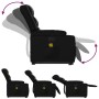 Sillón reclinable de masaje de pie cuero artificial negro de , Sillones - Ref: Foro24-3206555, Precio: 302,26 €, Descuento: %
