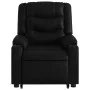 Black Artificial Leather Foot Massage Recliner by , Armchairs - Ref: Foro24-3206555, Price: 318,30 €, Discount: %