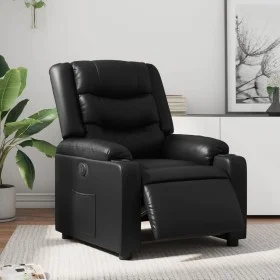 Black Faux Leather Power Recliner by , Armchairs - Ref: Foro24-3206543, Price: 279,36 €, Discount: %
