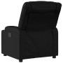 Sillón reclinable eléctrico de cuero sintético negro de , Sillones - Ref: Foro24-3206543, Precio: 279,62 €, Descuento: %