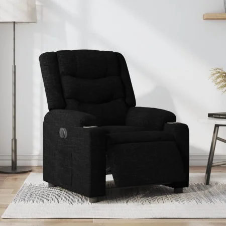 Power-Liegestuhl aus schwarzem Stoff von , Sessel - Ref: Foro24-3206569, Preis: 261,23 €, Rabatt: %