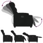 Sillón reclinable eléctrico de tela negro de , Sillones - Ref: Foro24-3206569, Precio: 262,56 €, Descuento: %