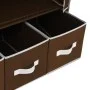 Stoffschrank braun 87x49x159 cm von vidaXL, Kleiderschränke - Ref: Foro24-282458, Preis: 46,84 €, Rabatt: %