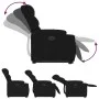 Sillón eléctrico reclinable elevable de tela negro de , Sillones - Ref: Foro24-3206581, Precio: 346,54 €, Descuento: %