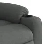 Sillón de masaje eléctrico reclinable elevable tela gris oscuro de , Sillones - Ref: Foro24-3206583, Precio: 448,96 €, Descue...