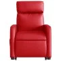 Red artificial leather lifting recliner by , Armchairs - Ref: Foro24-3206754, Price: 315,42 €, Discount: %