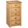 Solid pine wood sideboard in Panama style 46x40x89 cm by vidaXL, Sideboards - Ref: Foro24-282649, Price: 127,51 €, Discount: %
