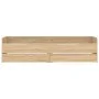 Sonoma oak bed frame with drawers 75x190 cm by , Beds and slatted bases - Ref: Foro24-3207359, Price: 128,15 €, Discount: %